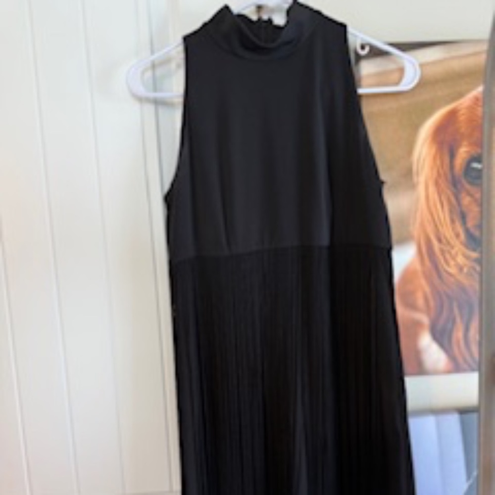 Boston Proper “Muse” Black Fringe Cocktail Dress – Size 6